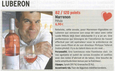 La Provence hors série rosés Petula Coup de coeur 2010